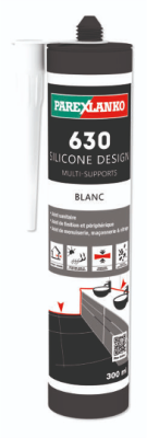 Mastic Silicone 630 Marron Glacé multi supports carton de 12 cartouches 300 ml - PAREXLANKO
