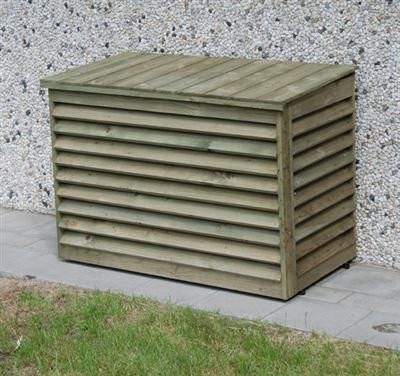 Cache climatiseur en bois Pin sylvestre traité pour groupe extérieur Taille L MCD - SPLIT-COVER L