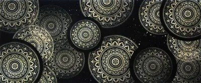 TAPIS ABSORBANT INTERIEUR DECO 50x120 CM MANDALA ID MAT