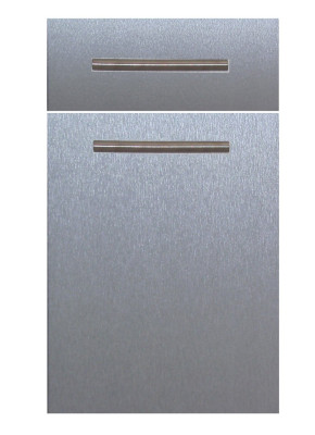Porte de cuisine Lumi platine H70xL40 cm 1 porte, 1 tiroir Vendu separement kit tiroir