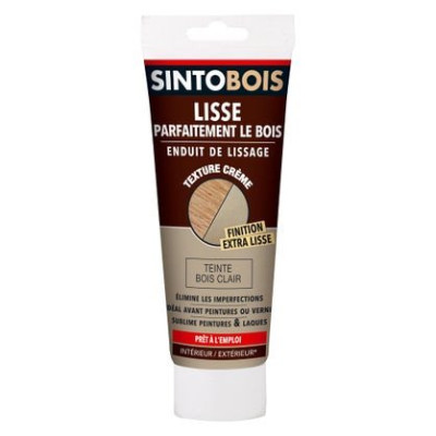 ENDUIT DE LISSAGE T250G BOIS CLAIRS SINTO