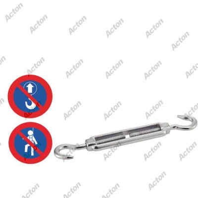TENDEUR A CROCHETS INOX A4 DIAMETRE 10 MM ACTON