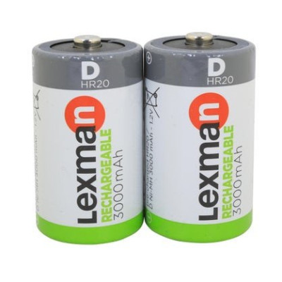 PILE RECHARGE HR20 300 MAH LOT DE 2 LEXMAN