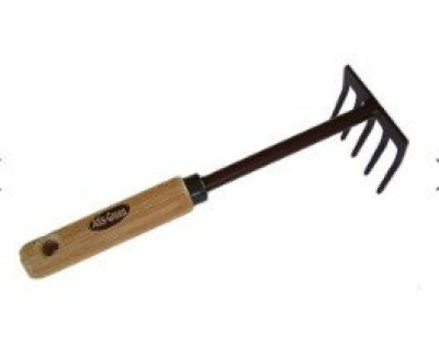 RATEAU A FLEURS 5 DENTS MANCHE BOIS 216512 JARDINOR