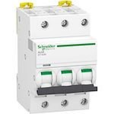 Disjoncteur Acti9 iDT40N 3 pôles 40A Courbe D pouvoir de coupure 10kA SCHNEIDER - A9P34340