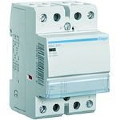 Contacteur de puissance ESC 2 pôles 40A 2 contacts Repos (NF) Bobine 230V AC HAGER - ESC241