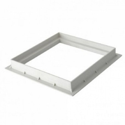 Cadre d'adaptation polypropylène gris 300x300 mm GIRPI