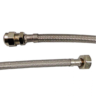 Flexible inox à visser 50 cm Femelle 1/2 Bicone 14 COMPTOIR DE PICARDIE
