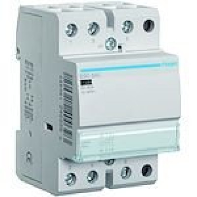 Contacteur de puissance ESC 3 pôles 40A 3 contacts de fermeture (NO) 230V AC HAGER - ESC340