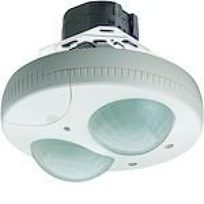 Détecteur de présence infrarouge 1 voie 360° montage saillie Blanc IP41 HAGER - 52366