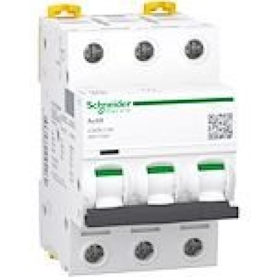 Disjoncteur Acti9 iC60N 3 pôles 40A Courbe C pouvoir de coupure 6kA SCHNEIDER ELECTRIC - A9F77340