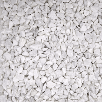 Gravillon concassé marbre blanc de carrare 9/12 1,5 tonnes MRBC