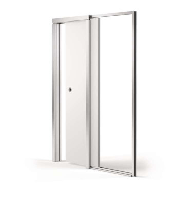 Bloc-porte coulissant prépeint Navibloc 830 - 220x100 cm - épaisseur 15 cm PLACO