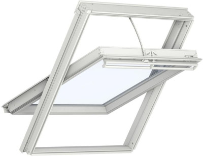 Fenêtre de toit électrique à rotation GGU Integra Tout Confort - UK04 134x98 cm - polyuréthane VELUX