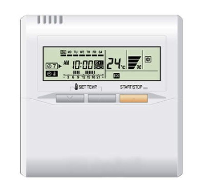 Télécommande filaire programmable hebdomadaire pour pompe à chaleur ATLANTIC - 809347