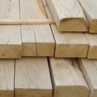 Traverse paysagère chêne non traité Largeur 200 mm Hauteur 100 mm Longueur 2500 mm