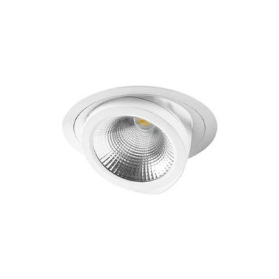 Spot LED encastré SPIRA 1 fixe Blanc 10W 4000K 800lm avec driver déporté INDIGO - DO343NW04
