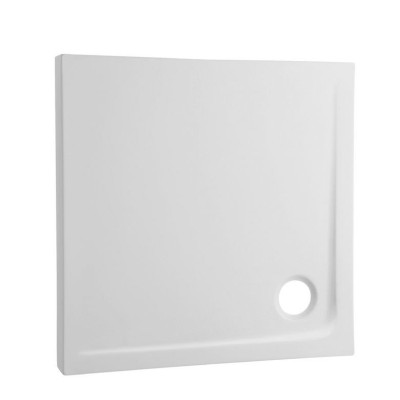 Receveur SIGMA acrylique blanc à poser Longueur 100 x largeur 80 cm