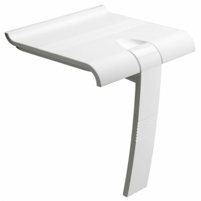 SIEGE DE DOUCHE DESIGN BLANC/GRIS PELLET