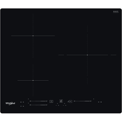 Plaque avec zone à induction 3 zones WS S3960 NE Noir Intégré 59 cm Whirlpool