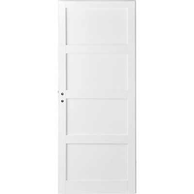 PORTE SEULE ELEGANCE*** PREPEINTE BLANC RECOUPABLE 214x95 CM