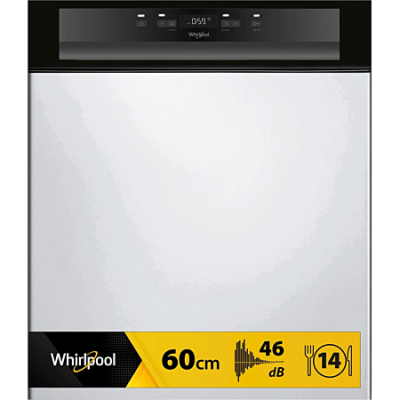 Lave-vaisselle 60 cm 14 Couverts Intégrable WBC3C26B WHIRLPOOL
