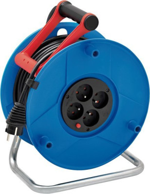 Enrouleur de chantier Standard S longueur 50m câble H05VV-F 3G1,5 IP20 BRENNENSTUHL - 1200261