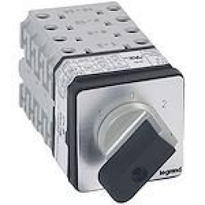 Commutateur inverseur de source PR17 4 pôles avec position zéro 20A LEGRAND - 027438
