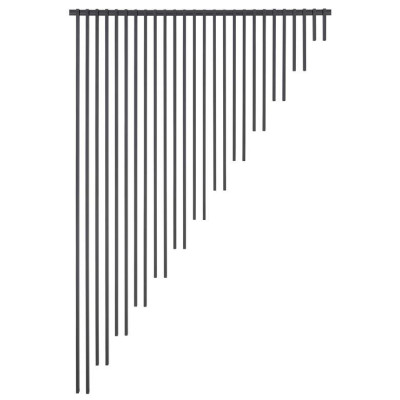 RAMPE CLAUSTRA METAL NOIR POUR ESCALIER 15 M