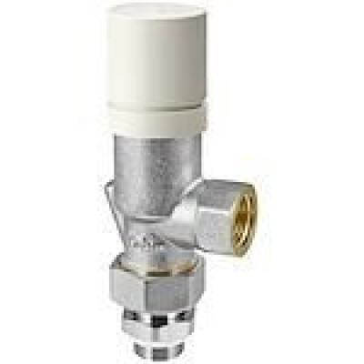 Robinet de radiateur thermostatique inverseur équerre femelle diamètre 1/2" 1790400 - RBM