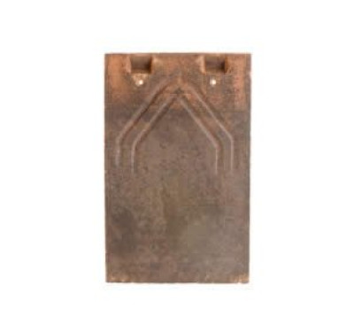 Tuile plate en terre cuite Phalempin 17x27cm coloris Vieilli palette de 500 076608 - EDILIANS