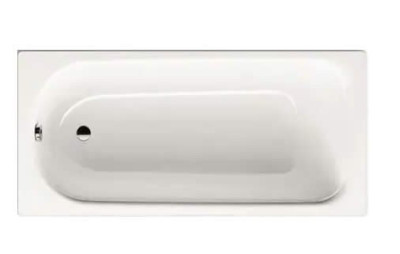 Baignoire rectangulaire en acier émaillé Eurowa 170x70cm blanche 2 trous 119820040001 - KALDEWEI