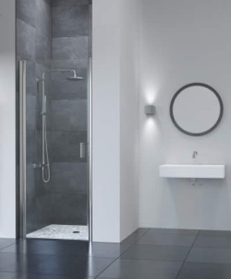 Porte de douche pivotante Frameless largeur 1000mm épaisseur du verre 6mm FFPD100SC - FLAIR SHOWERS