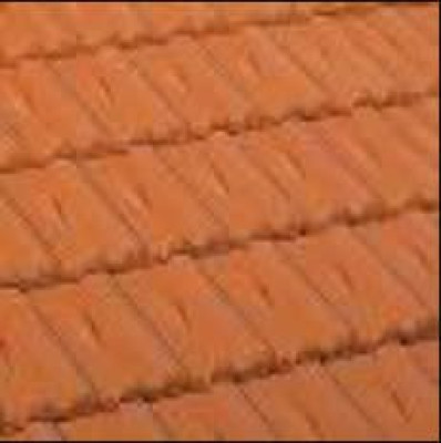 Tuile terre cuite losangée de couverture grand moule coloris Rouge au m² 10037578 - MONIER