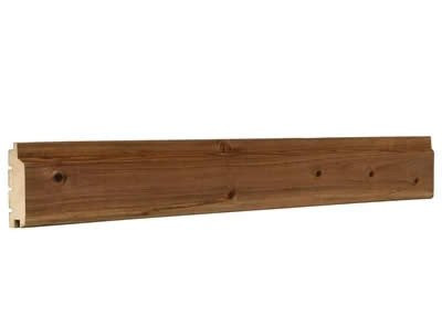 Lambris de bardage bois Montana Sapin du Nord préservé marron Classe 3 20x132mm 176100 - SILVERWOOD