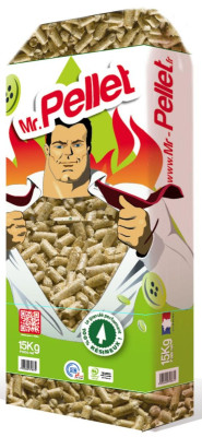 Granulés pour systèmes de chauffage Mr Pellet - sac de 15 kg SIAT