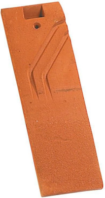 Demi-tuile plate 17x27 Phalempin tranchée 500.01 terre cuite val de Seine teinte 104 EDILIANS