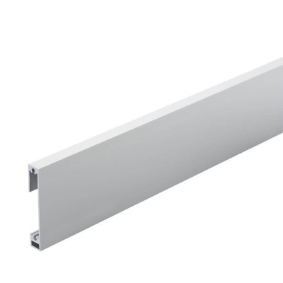 Plinthe aluminium anodisé argent CONSTRUCT SQUARE 250 cm DURAL 