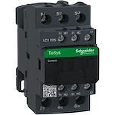 Contacteur de puissance TeSys Deca 3 pôles 25A 1NO+1NF Bobine 220V AC - LC1D25M7 SCHNEIDER ELECTRIC