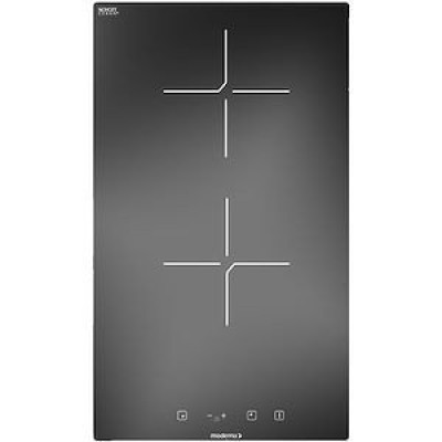 Domino MT+ vitrocéramique, touches sensitives et minuterie dimensions 530x310x45 cm MODERNA