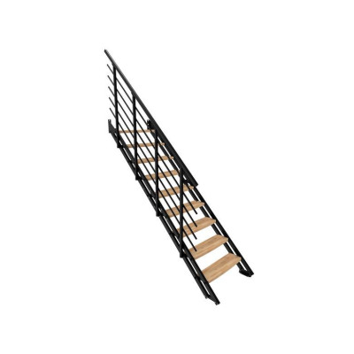 MAIN COURANTE METAL POUR ESCALIER NEW YORK 12/13/14 MARCHES