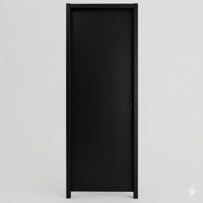BLOC PORTE RAPHY * NOIR HUISSERIE 90 204x93 CM GAUCHE