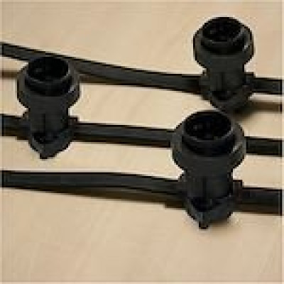Guirlande lumineuse extérieure B22 longueur 15m noire 69040 - FESTILIGHT
