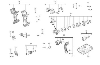 Module ou composant électronique de rechange outillage 4931494910 - MILWAUKEE