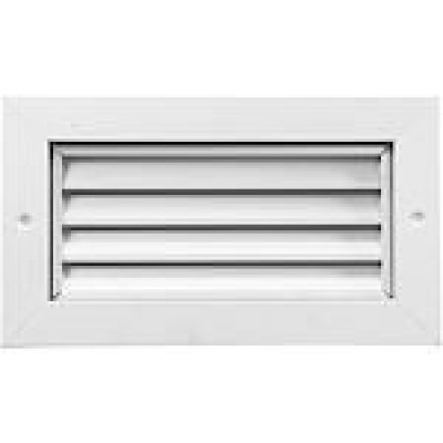 Grille de transfert en aluminium double déflexion GTA 400x300mm 850508 - UNELVENT