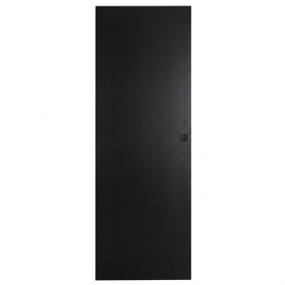 PORTE SEULE RAPHY ** NOIR - 204x73 CM DROITE