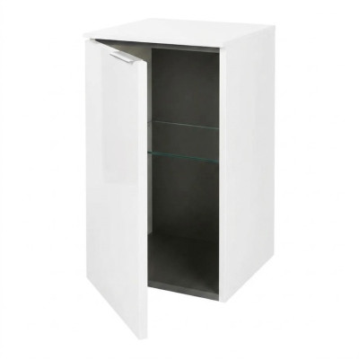 DEMI COLONNE IRRESISTIBLE NOYER P.UP LONGUEUR 35 CM GAUCHE