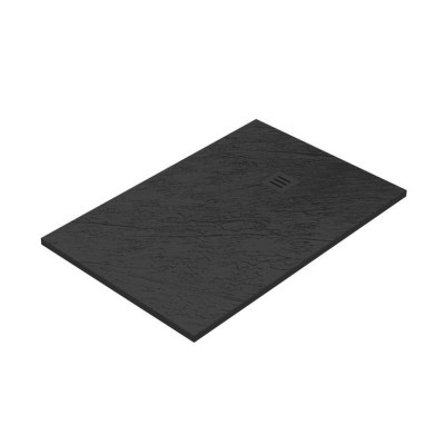 RECEVEUR MAUI RESINE ANTHRACITE A POSER 140x80 CM
