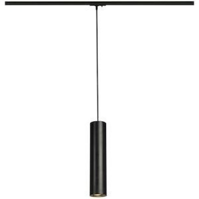 Suspension extérieure ou intérieure cylindrique noire douille GU10 50W 143960 - SLV DECLIC