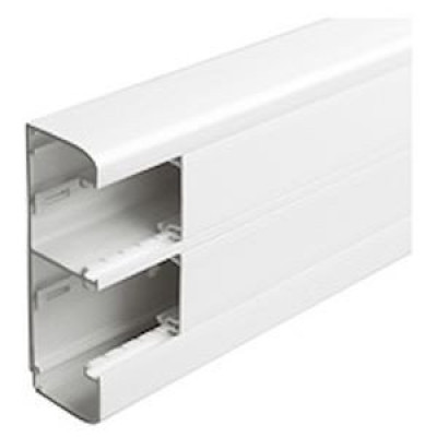 Goulotte clipsage direct Mosaic 50x145mm 2 compartiments blanc 2m 75604 - LEGRAND